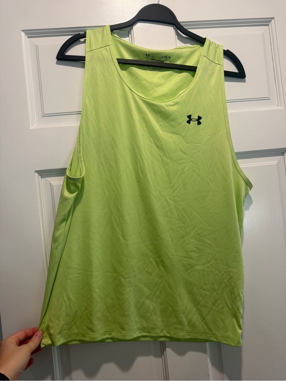 Under Armour Men's Neon Lime Training Tank Top
